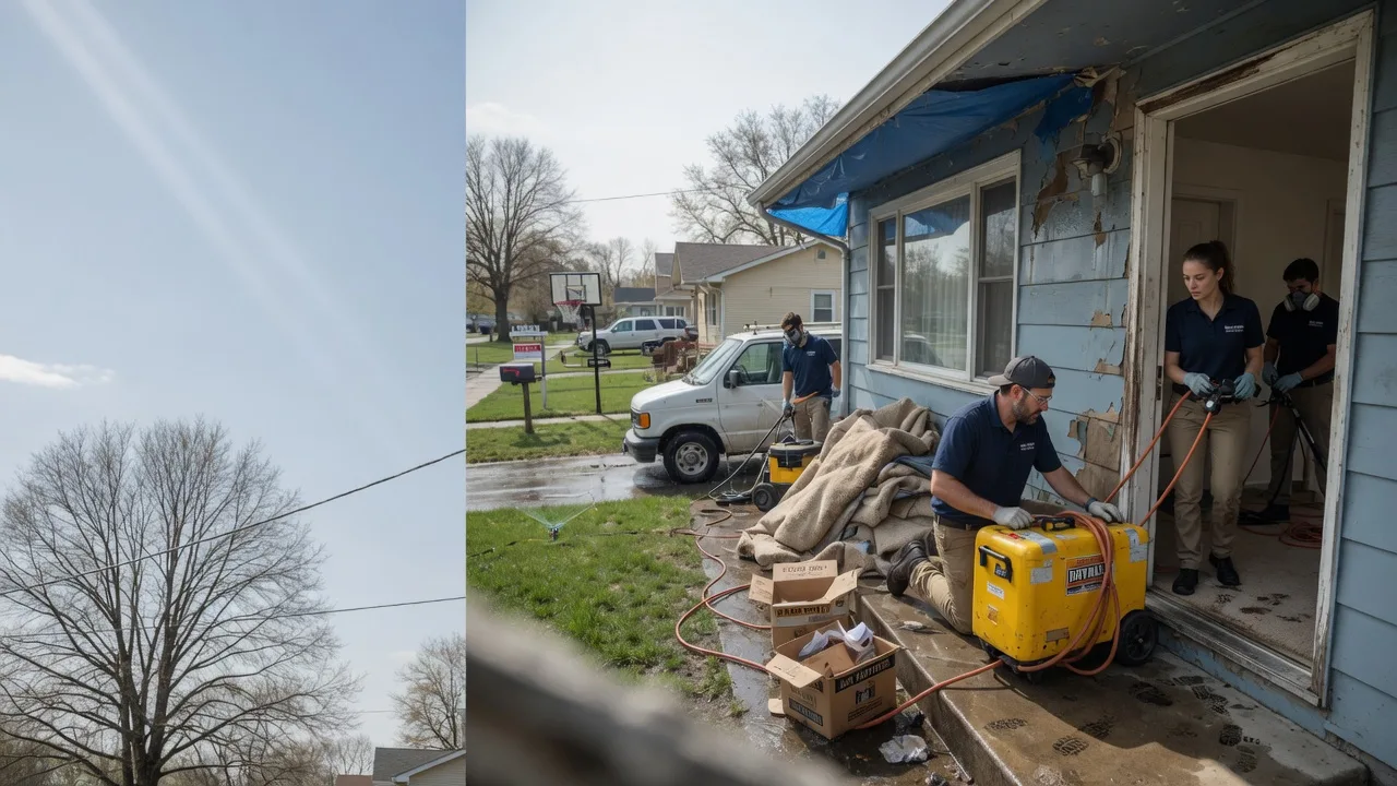 Basement Flood Cleanup in Treece, KS near me